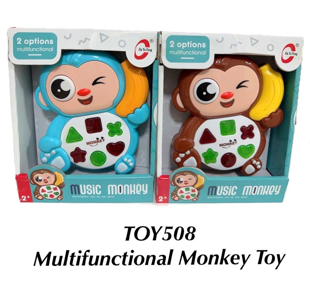 Multi Functional  Monkey with Light & Sound (2 Colors)
