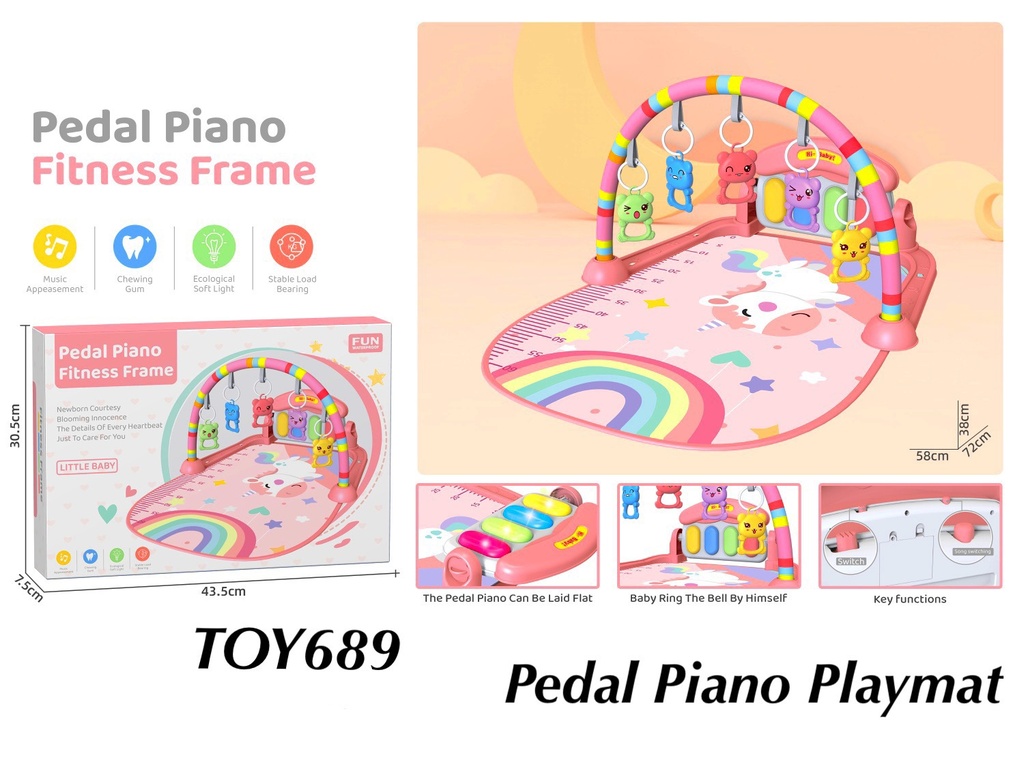 Pedal Piano Playmat