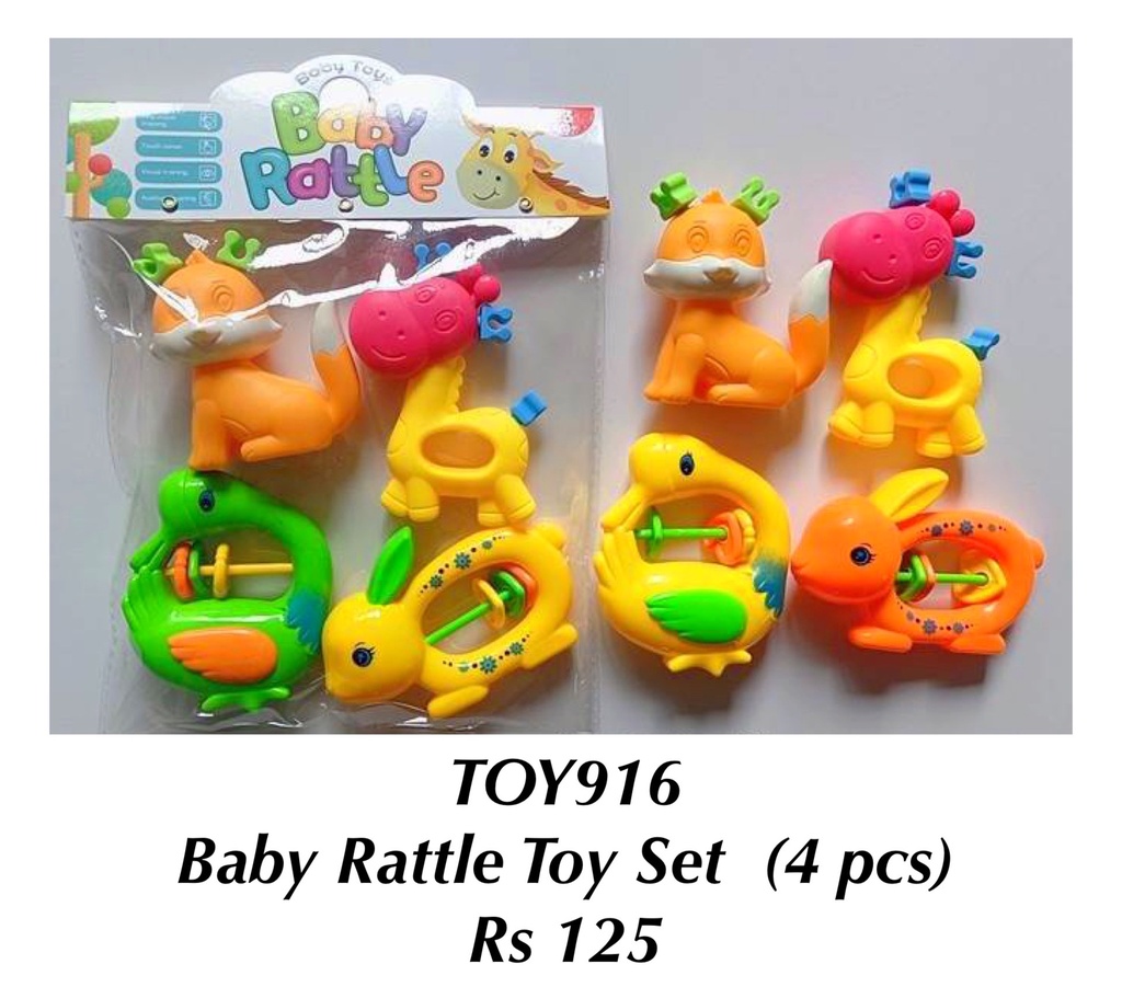 Baby Rattle Toy Set(4 pcs)