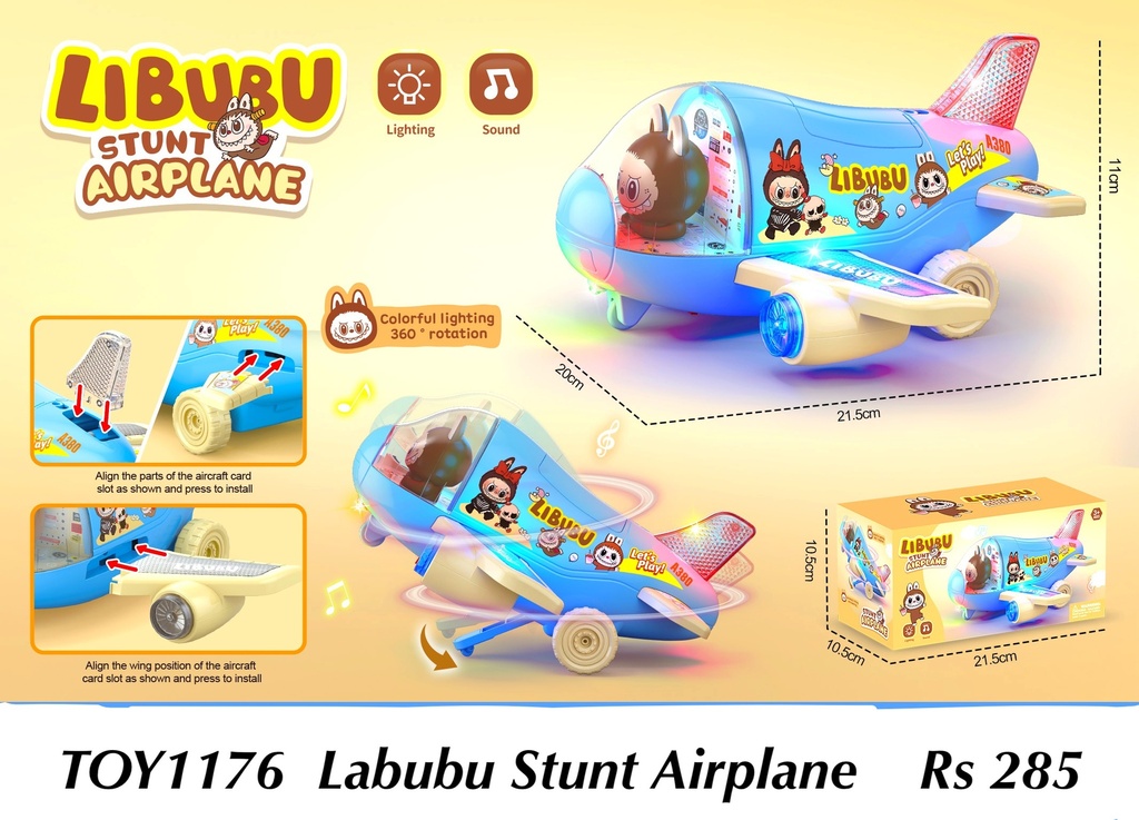 Labubu Stunt Airplane