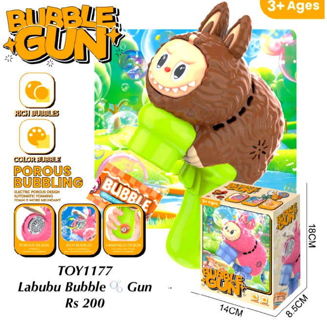LAbubu Bubble Gun