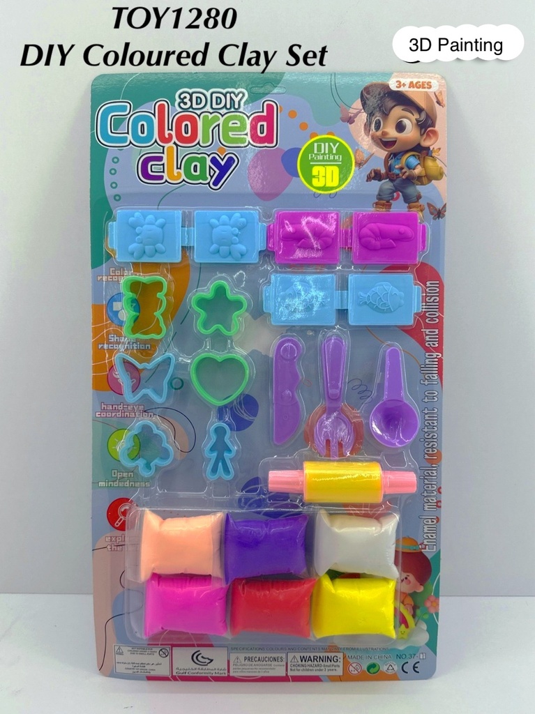 3D DIY Colored Clay
