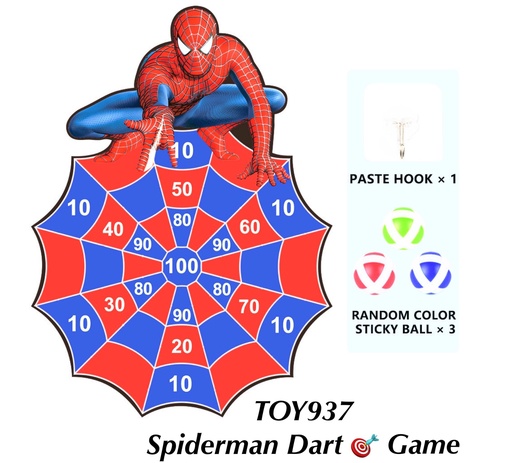 [TOY937(N)] Spiderman Dart Game