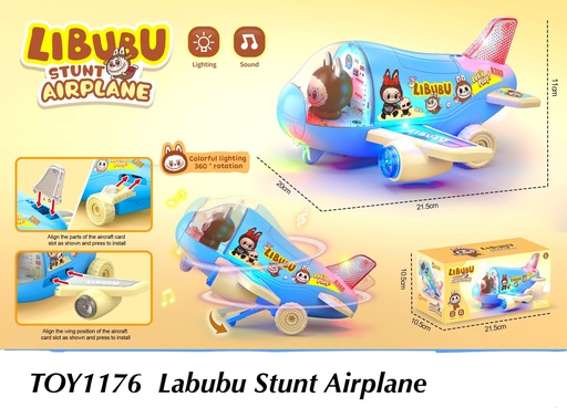 [TOY1176(Aug25)] Labubu Stunt Airplane