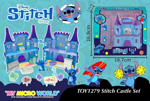 [TOY1279(OCT25C2)] Stitch Castle Set